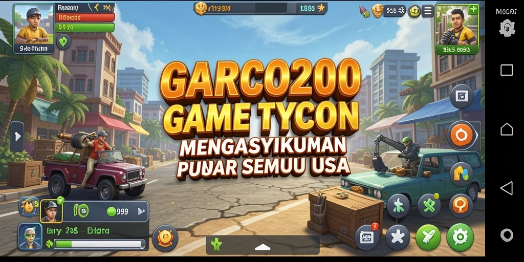 Tampilan gameplay Tycoon yang menarik dan interaktif di GARCO200.
