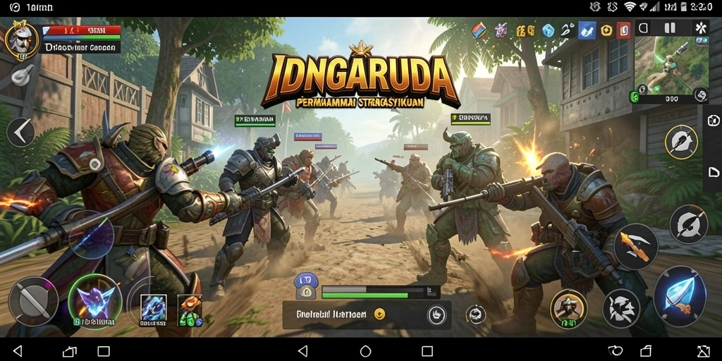 Tampilan mendebarkan dari pertempuran di IDNGARUDA.