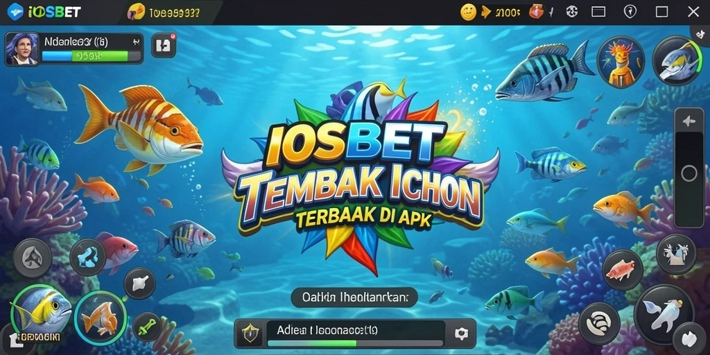 Screenshot gameplay Tembak Ikan IOSBET yang seru dan mengasyikkan.