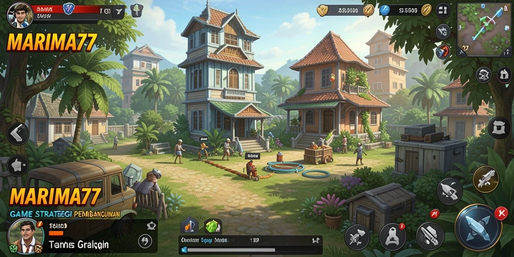 Tampilan gameplay MARIMA77 yang menakjubkan dan strategis.