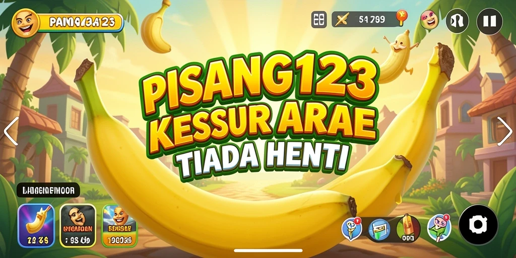 Gameplay PISANG123 yang seru dan penuh warna.