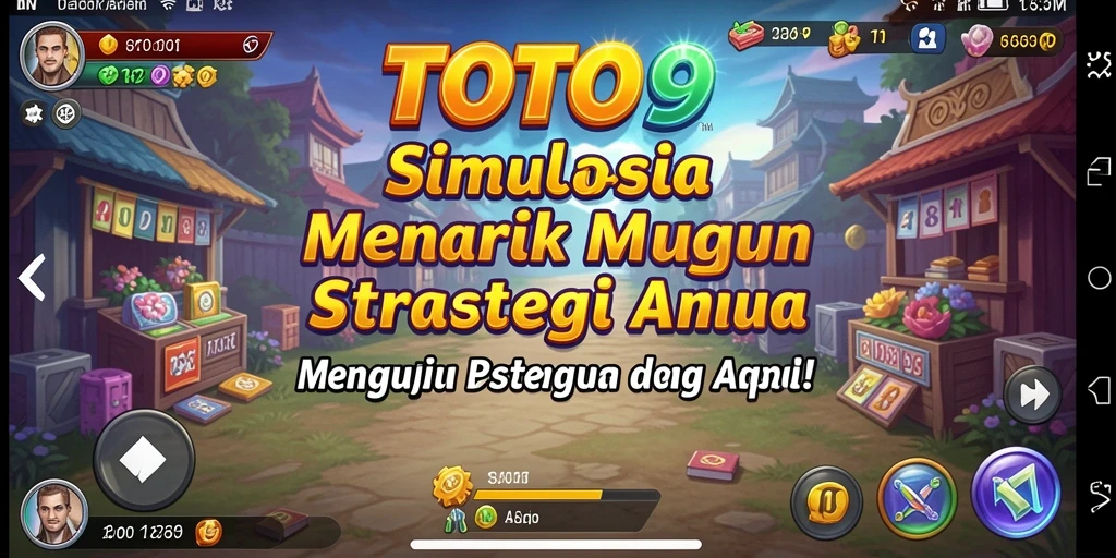 Tampilan gameplay TOTO9 yang menampilkan elemen simulasi yang menarik.