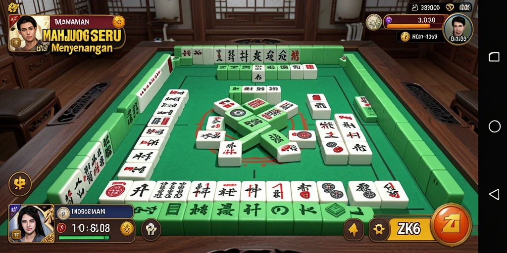 Tangkap momen seru bermain Mahjong di ZK6.